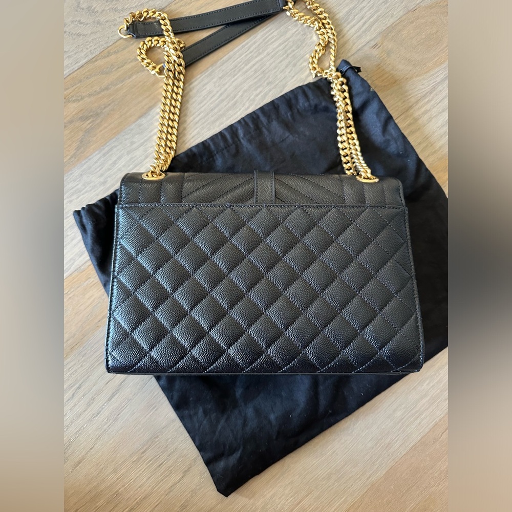 Ysl Envelope Medium Grained Leather - image 8